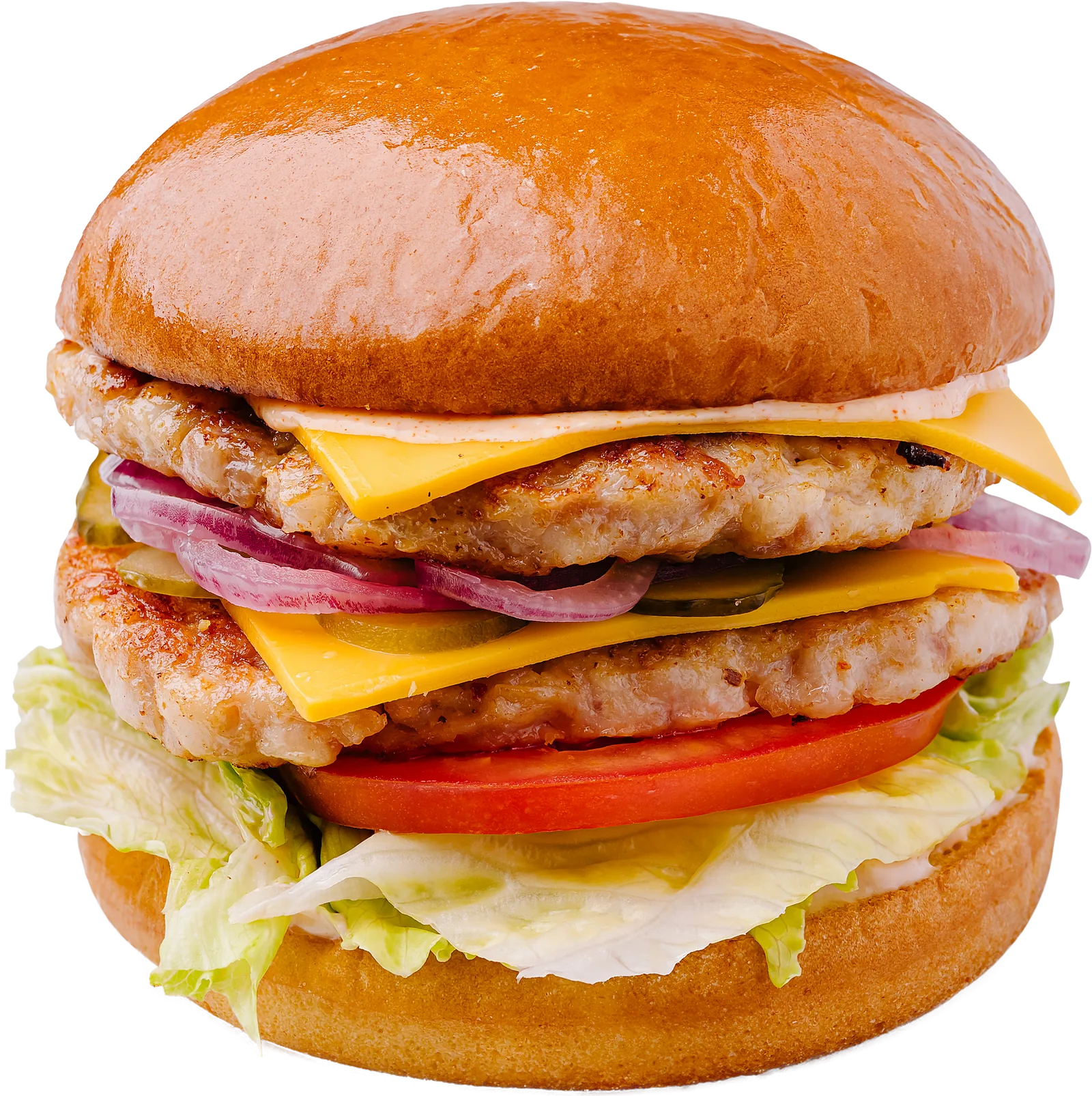 Cheeseburger Dublu Pui