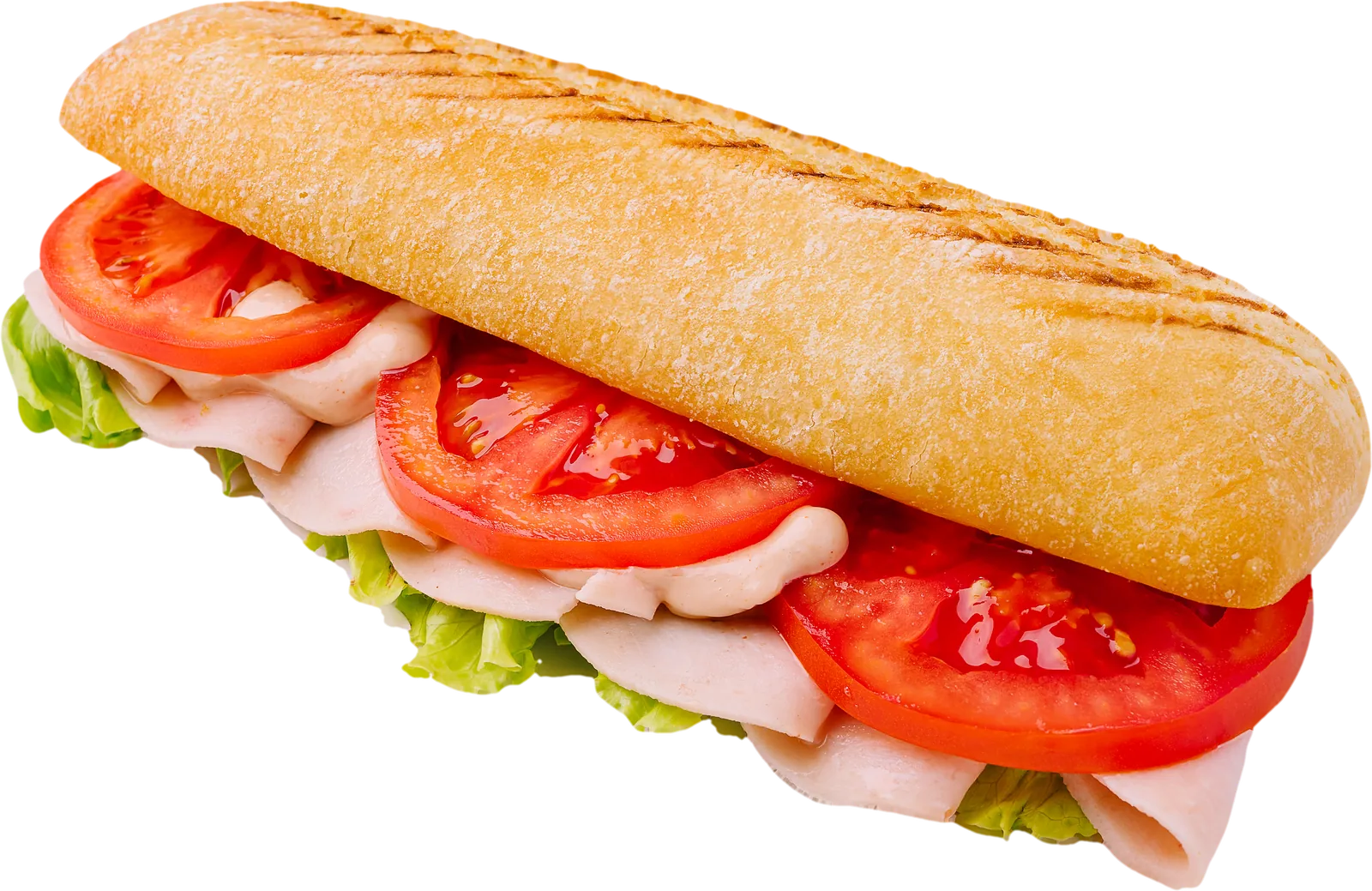 Sandwich cu șuncă de găină